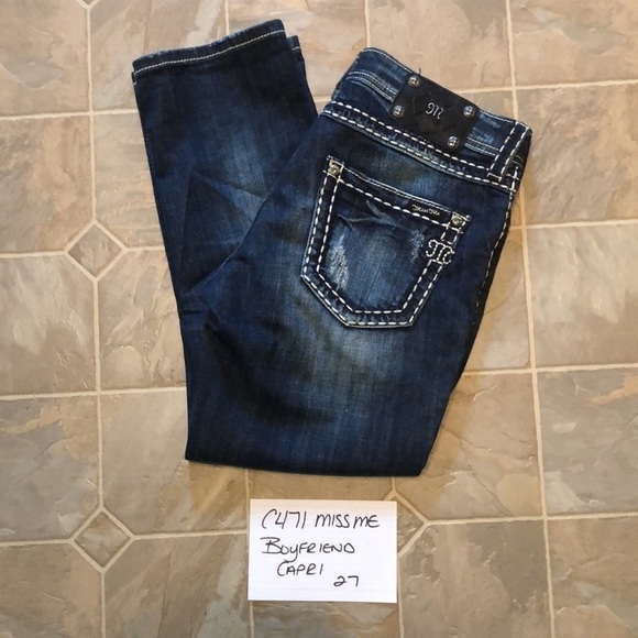 Miss Me boyfriend Jean capris - Picture 5 of 9